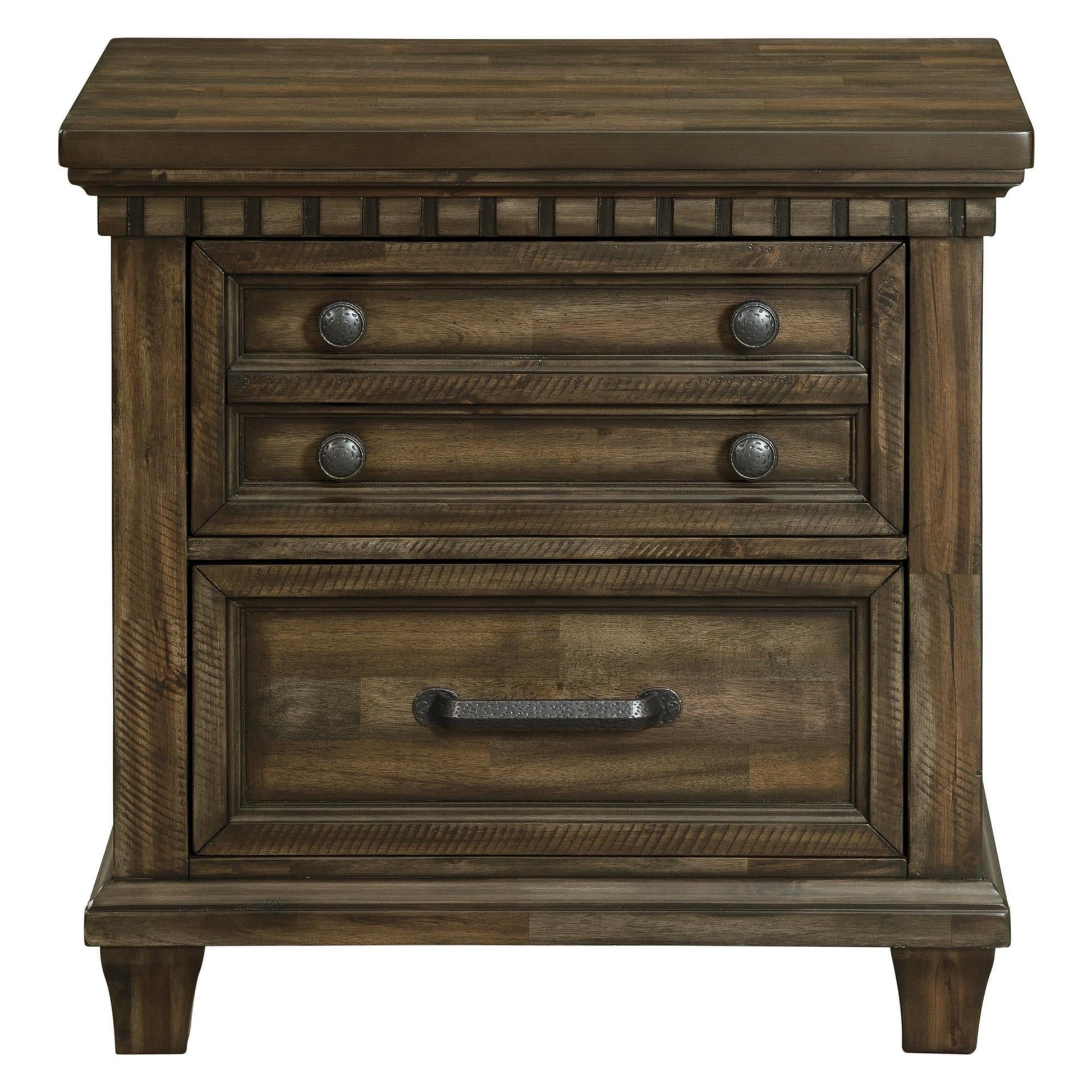 Elements International McCoy B - 10530 - 5 - NS 2 - Drawer Nightstand - American Furniture of Slidell