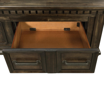 Elements International McCoy B - 10530 - 5 - QSB Queen Storage Bed - American Furniture of Slidell