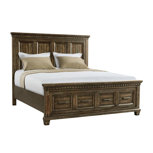 Elements International McCoy B - 10530 - 5 - QSB Queen Storage Bed - American Furniture of Slidell