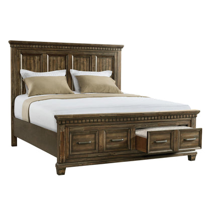 Elements International McCoy B - 10530 - 5 - QSB Queen Storage Bed - American Furniture of Slidell
