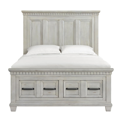 Elements International McCoy B - 10530 - 7 - QSB Queen Storage Bed - American Furniture of Slidell