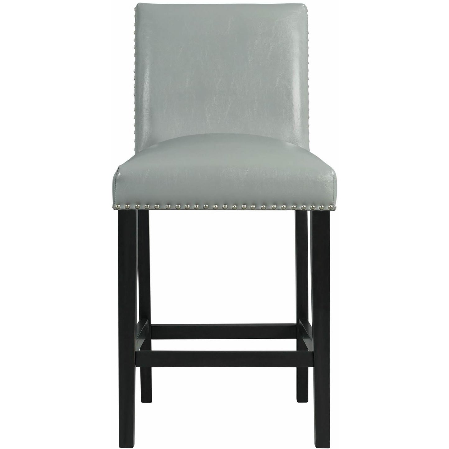 Elements International Meridian Counter Side Chair Grey - American Furniture of Slidell