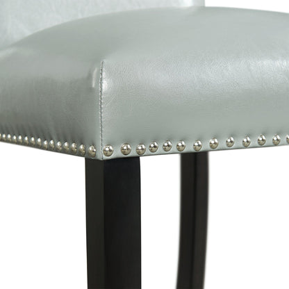 Elements International Meridian Counter Side Chair Grey - American Furniture of Slidell
