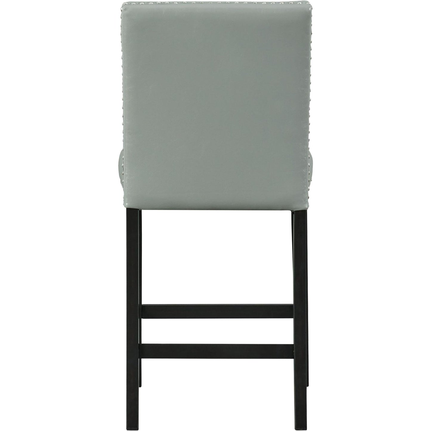 Elements International Meridian Counter Side Chair Grey - American Furniture of Slidell