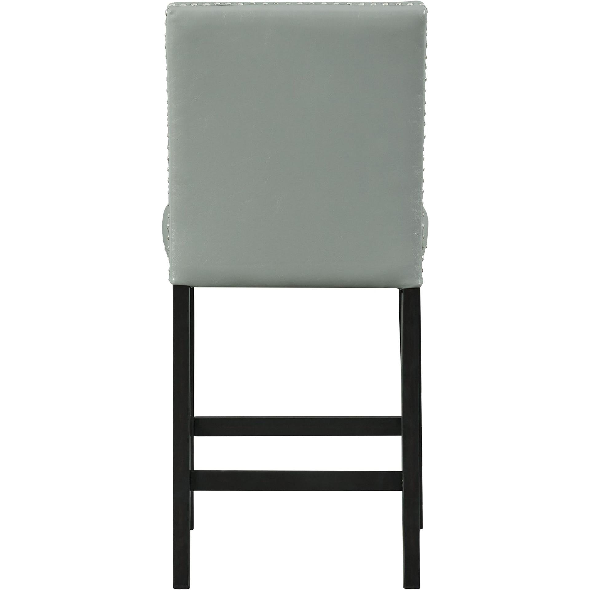 Elements International Meridian Counter Side Chair Grey - American Furniture of Slidell