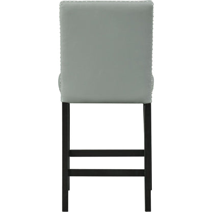Elements International Meridian Counter Side Chair Grey - American Furniture of Slidell