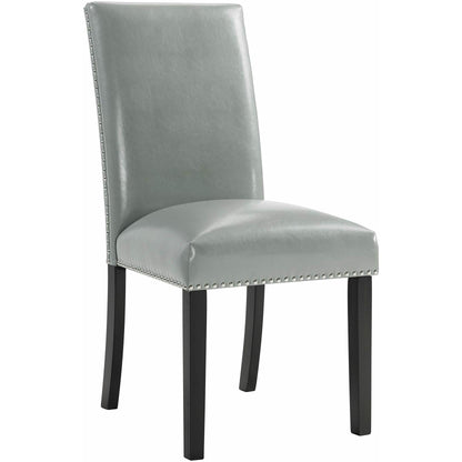 Elements International Meridian Dining Side Chair Grey - American Furniture of Slidell