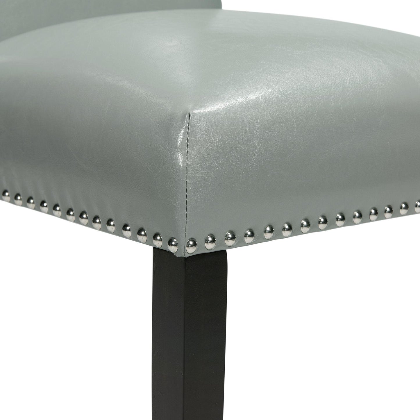 Elements International Meridian Dining Side Chair Grey - American Furniture of Slidell