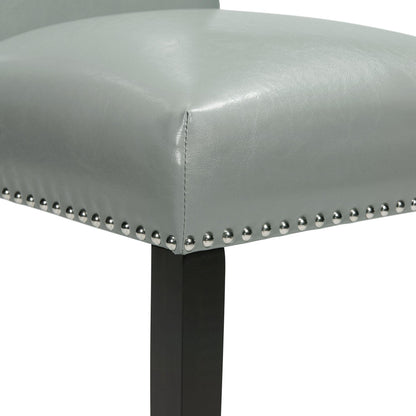 Elements International Meridian Dining Side Chair Grey - American Furniture of Slidell