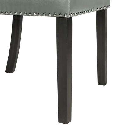 Elements International Meridian Dining Side Chair Grey - American Furniture of Slidell