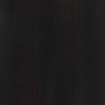 Elements International Meridian Faux Leather Side Chair Set in Black - American Furniture of Slidell