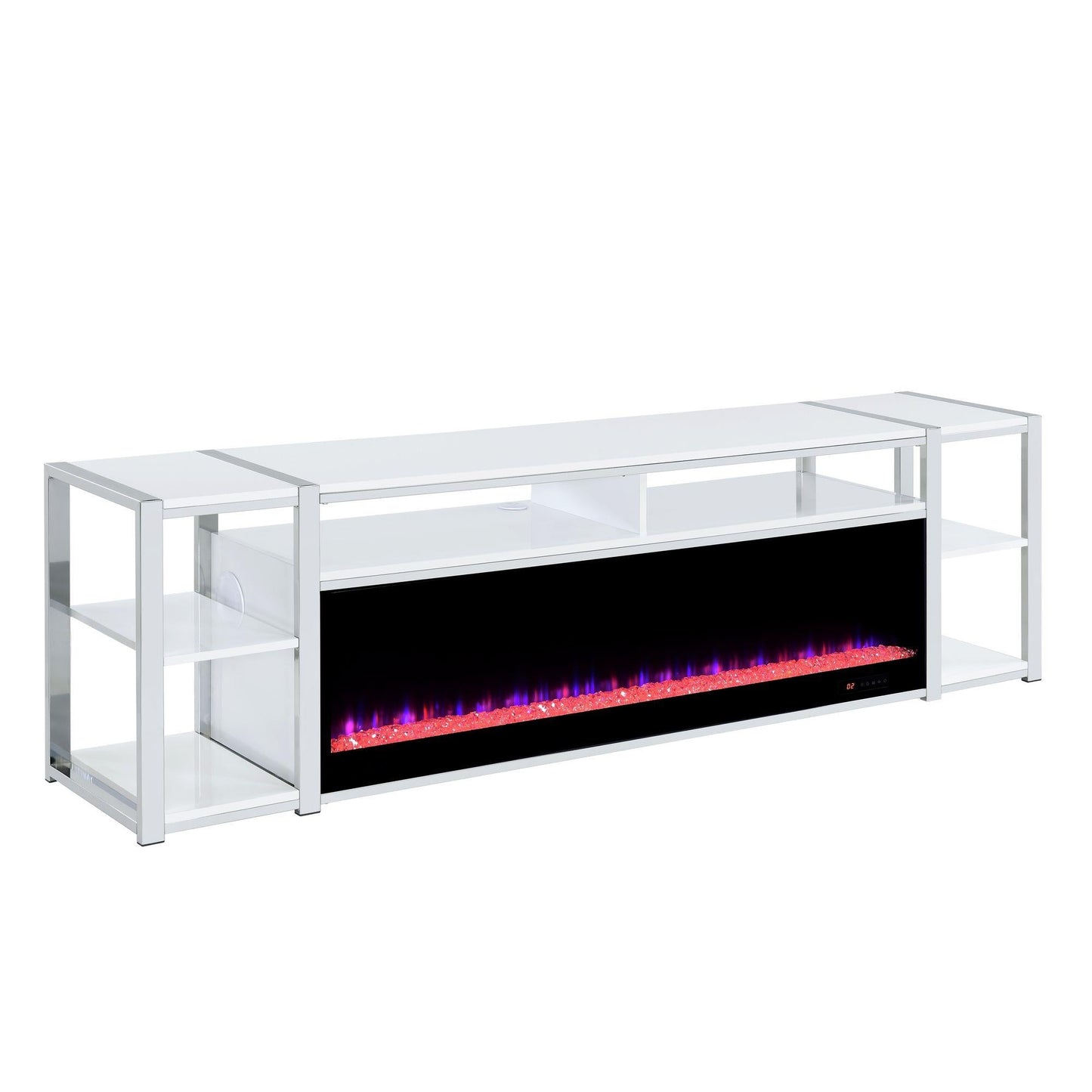 Elements International Midway LA - 17270 - 7 - FP 80" Tv Console - American Furniture of Slidell