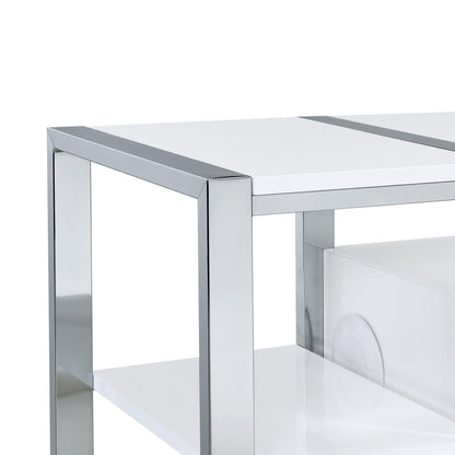 Elements International Midway LA - 17270 - 7 - FP 80" Tv Console - American Furniture of Slidell