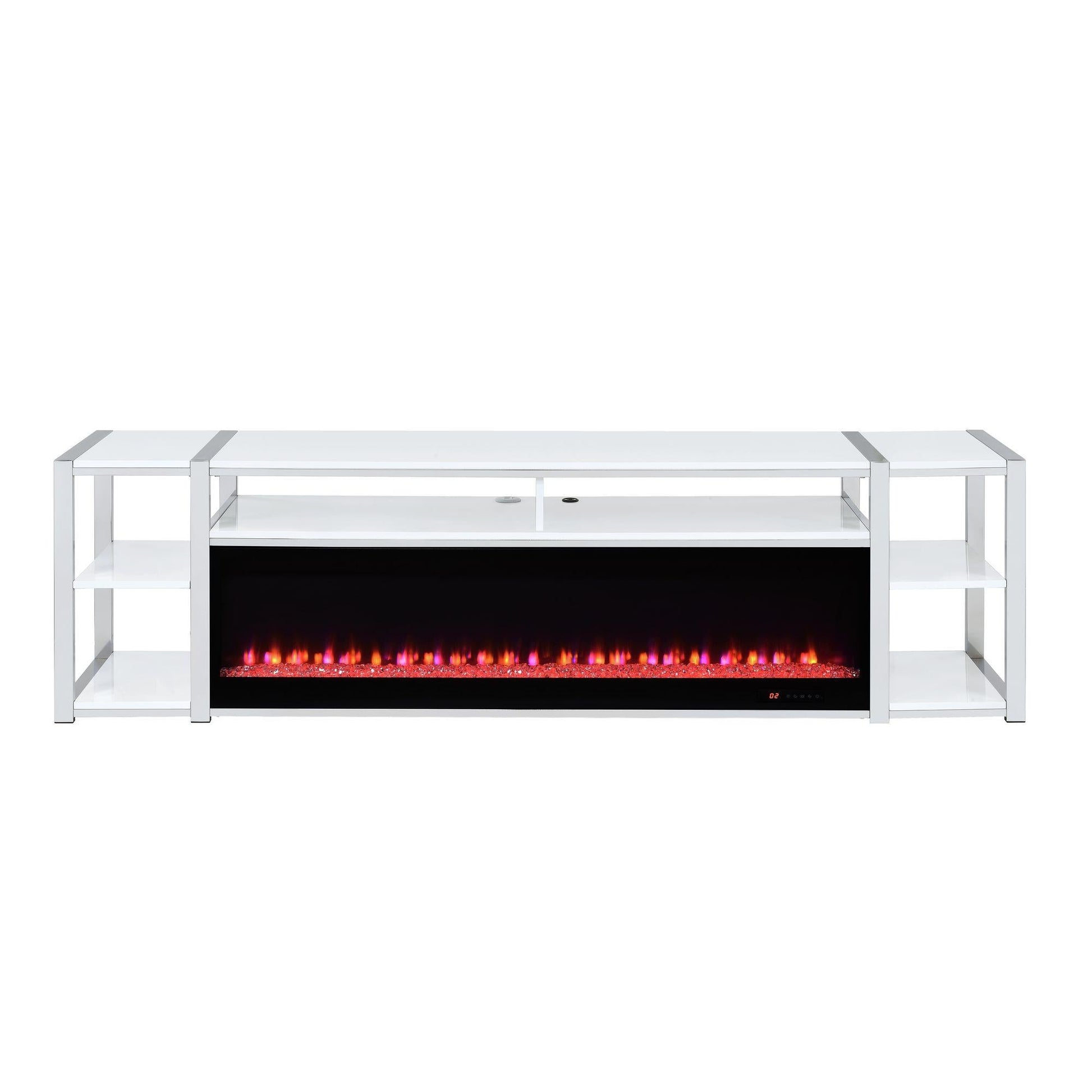 Elements International Midway LA - 17270 - 7 - FP 80" Tv Console - American Furniture of Slidell