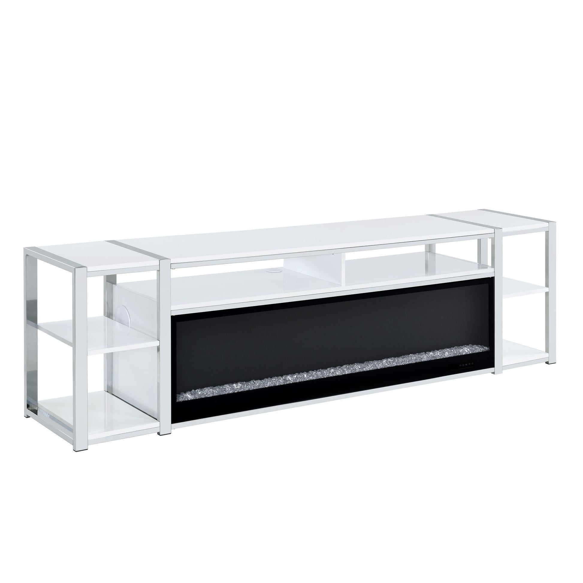 Elements International Midway LA - 17270 - 7 - FP 80" Tv Console - American Furniture of Slidell