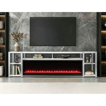 Elements International Midway LA - 17270 - 7 - FP 80" Tv Console - American Furniture of Slidell