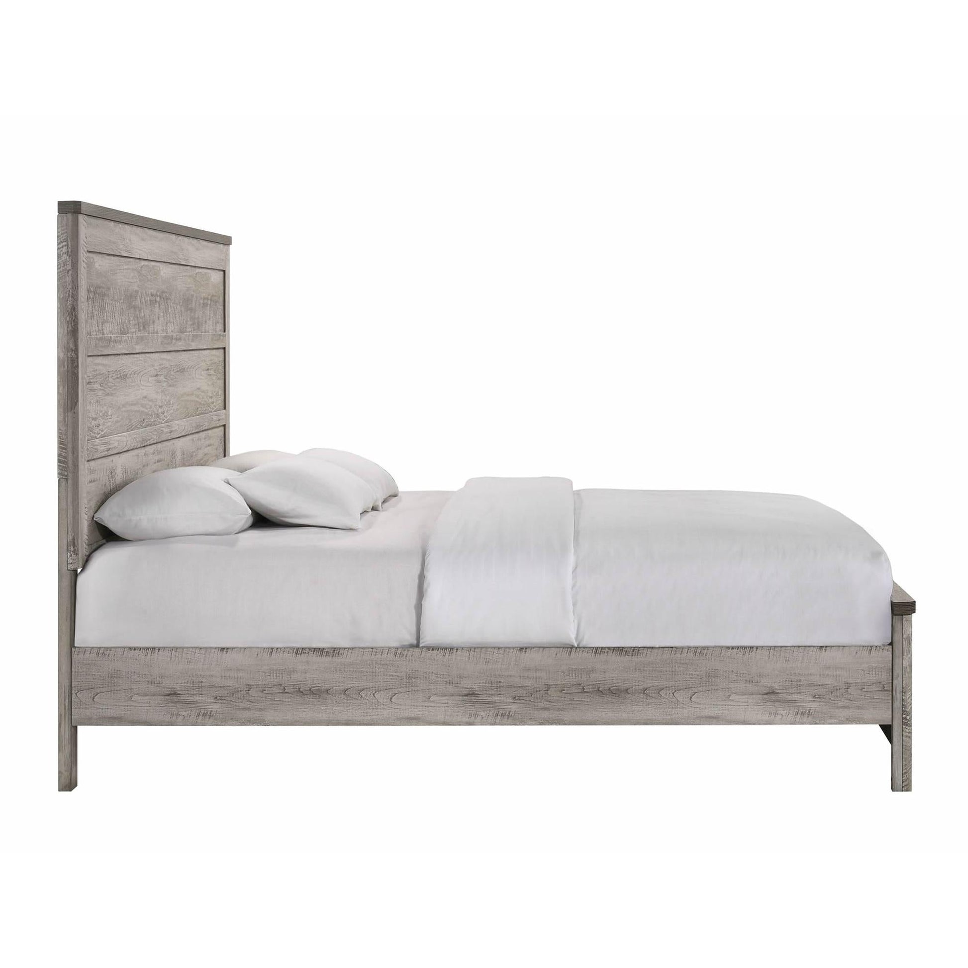 Elements International Millers Cove MC300KB King Panel Bed - American Furniture of Slidell