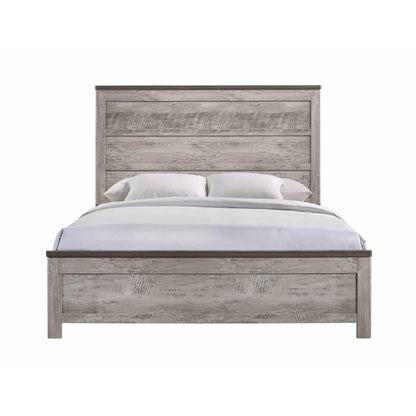 Elements International Millers Cove MC300KB King Panel Bed - American Furniture of Slidell