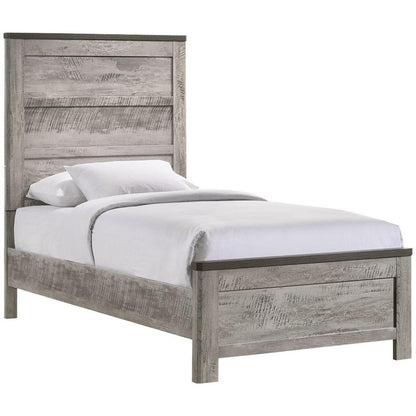 Elements International Millers Cove MC300TB Twin Panel Bed - American Furniture of Slidell
