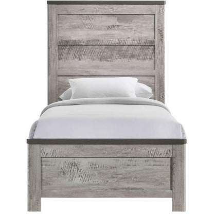 Elements International Millers Cove MC300TB Twin Panel Bed - American Furniture of Slidell