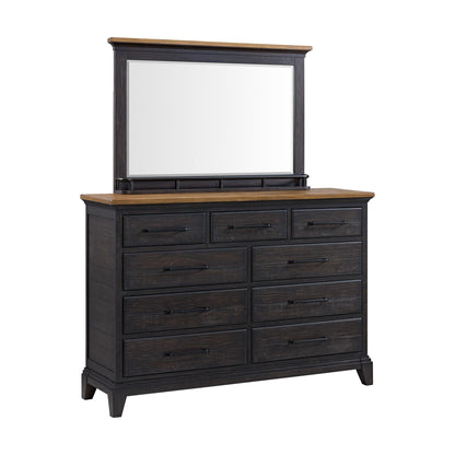 Elements International Montrose B - 16670 - 5 - DRMR Dresser And Mirror - American Furniture of Slidell