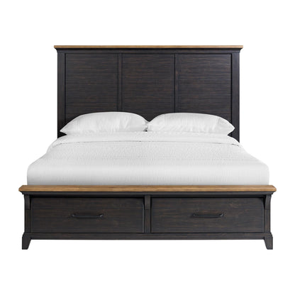 Elements International Montrose B - 16670 - 5 - KSB King Storage Bed - American Furniture of Slidell