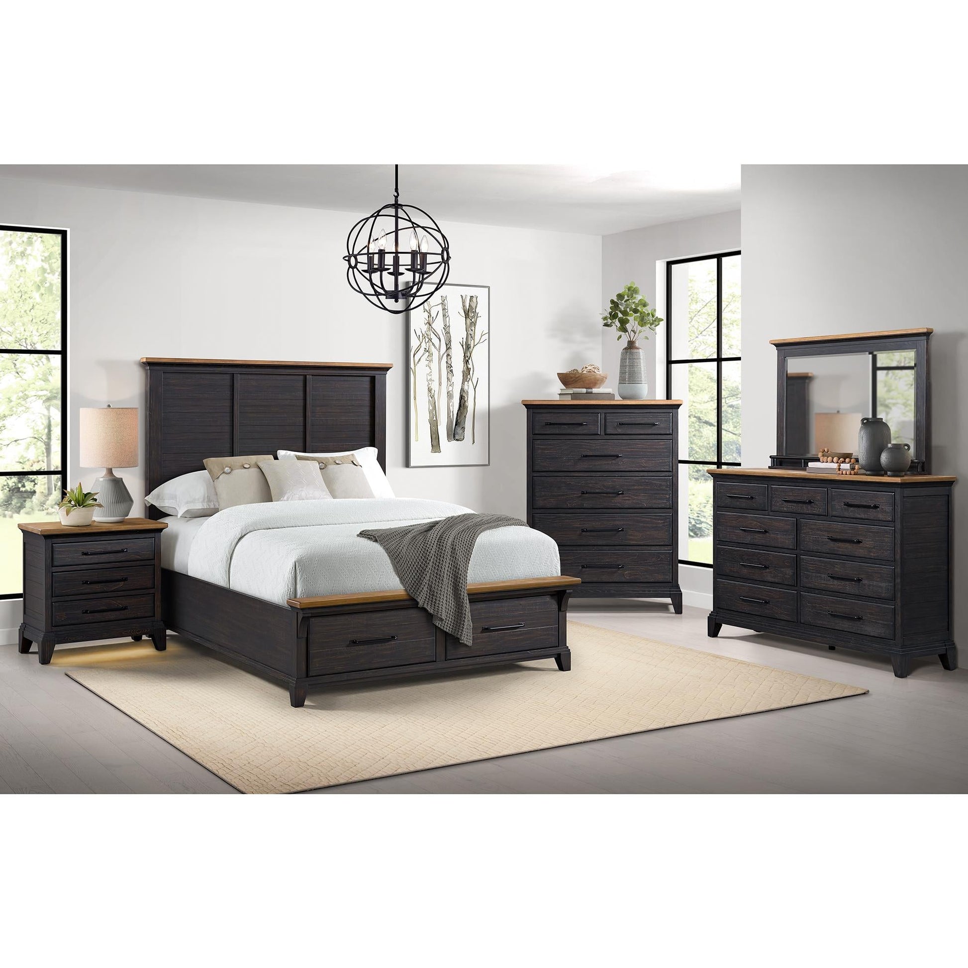 Elements International Montrose B - 16670 - 5 - NS Nightstand - American Furniture of Slidell