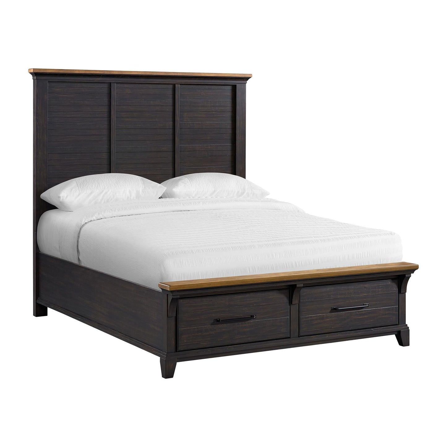 Elements International Montrose B - 16670 - 5 - QSB Queen Storage Bed - American Furniture of Slidell