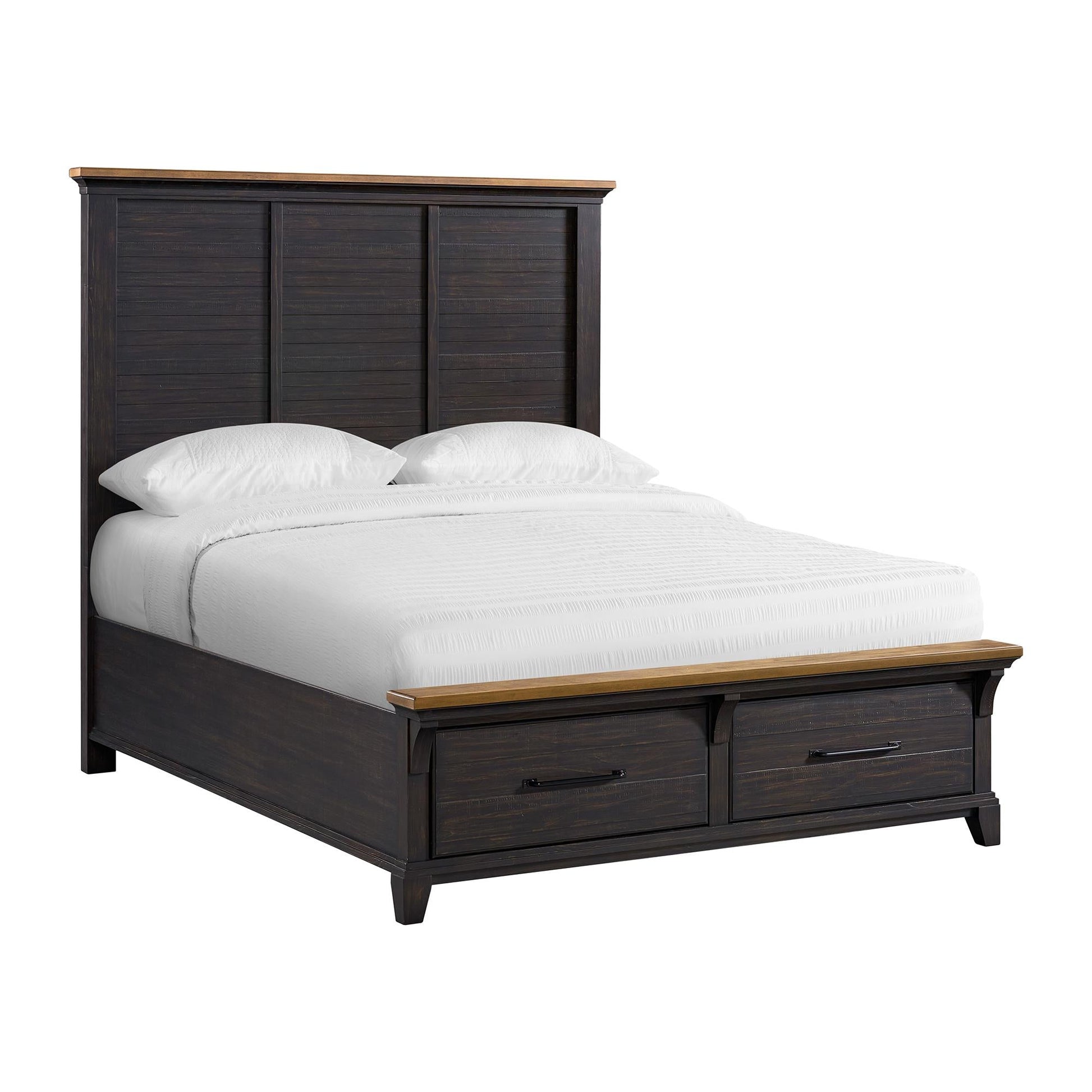 Elements International Montrose B - 16670 - 5 - QSB Queen Storage Bed - American Furniture of Slidell