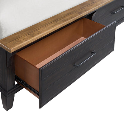 Elements International Montrose B - 16670 - 5 - QSB Queen Storage Bed - American Furniture of Slidell