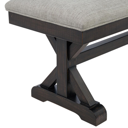 Elements International Montrose D - 16670 - 8 - BN Dining Bench - American Furniture of Slidell