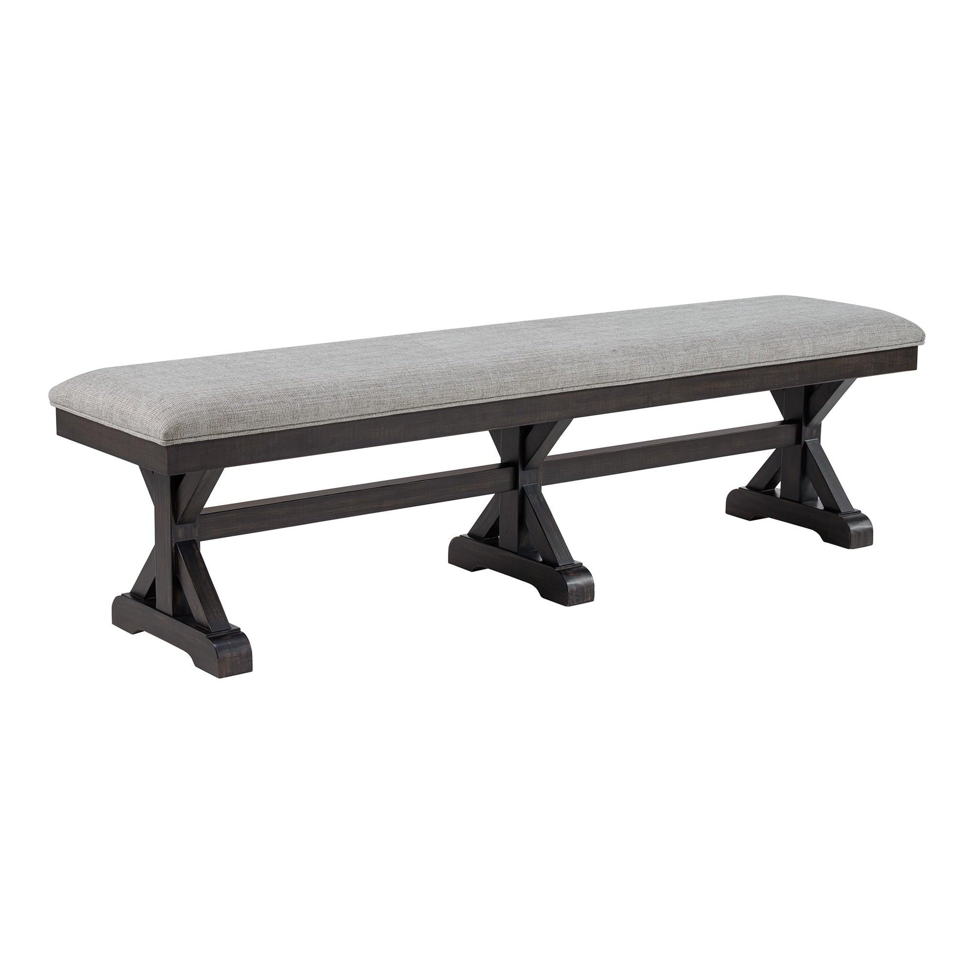Elements International Montrose D - 16670 - 8 - BN Dining Bench - American Furniture of Slidell
