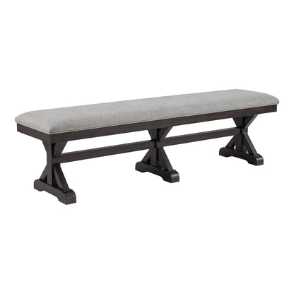 Elements International Montrose D - 16670 - 8 - BN Dining Bench - American Furniture of Slidell