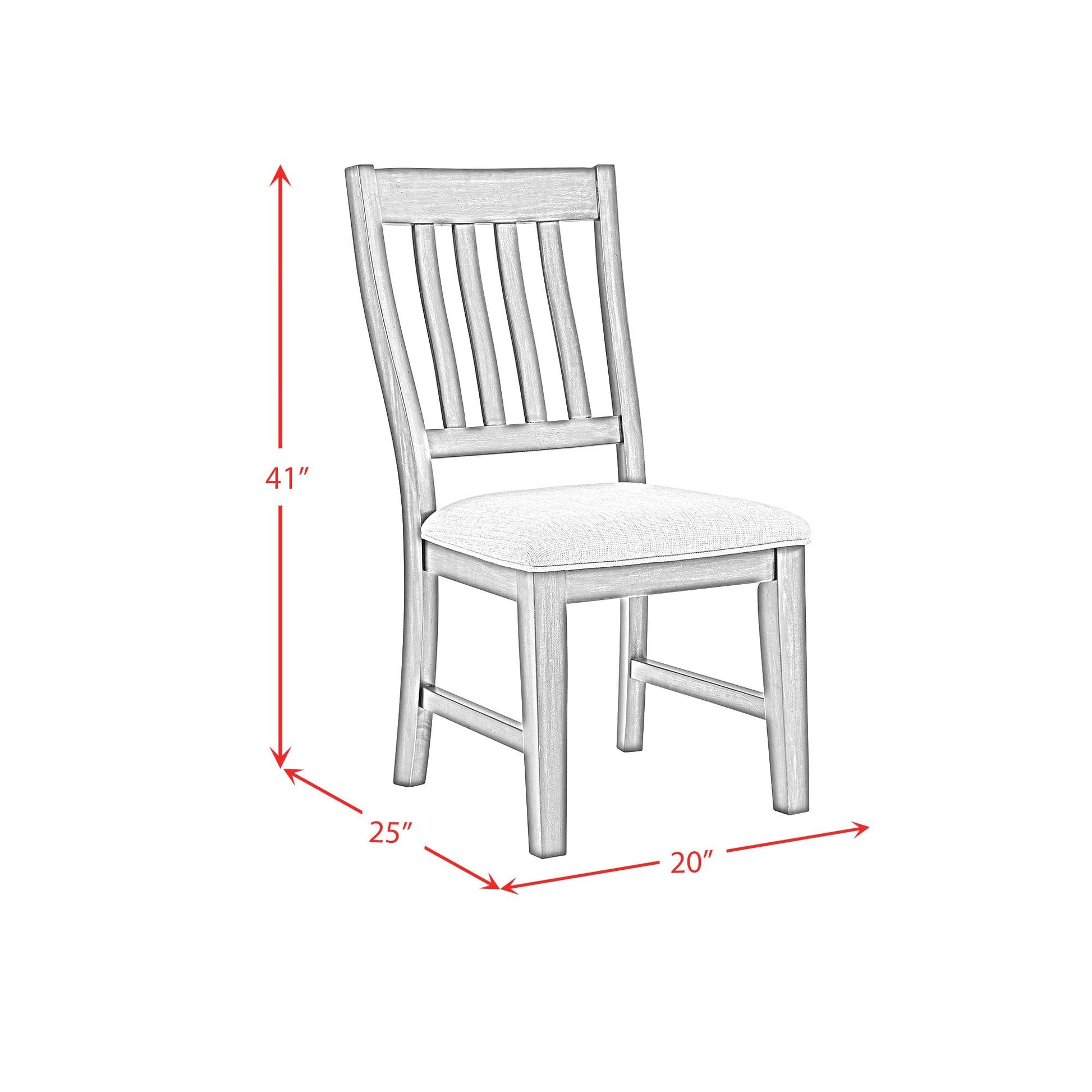 Elements International Montrose D - 16670 - 8 - SC Dining Side Chair - American Furniture of Slidell