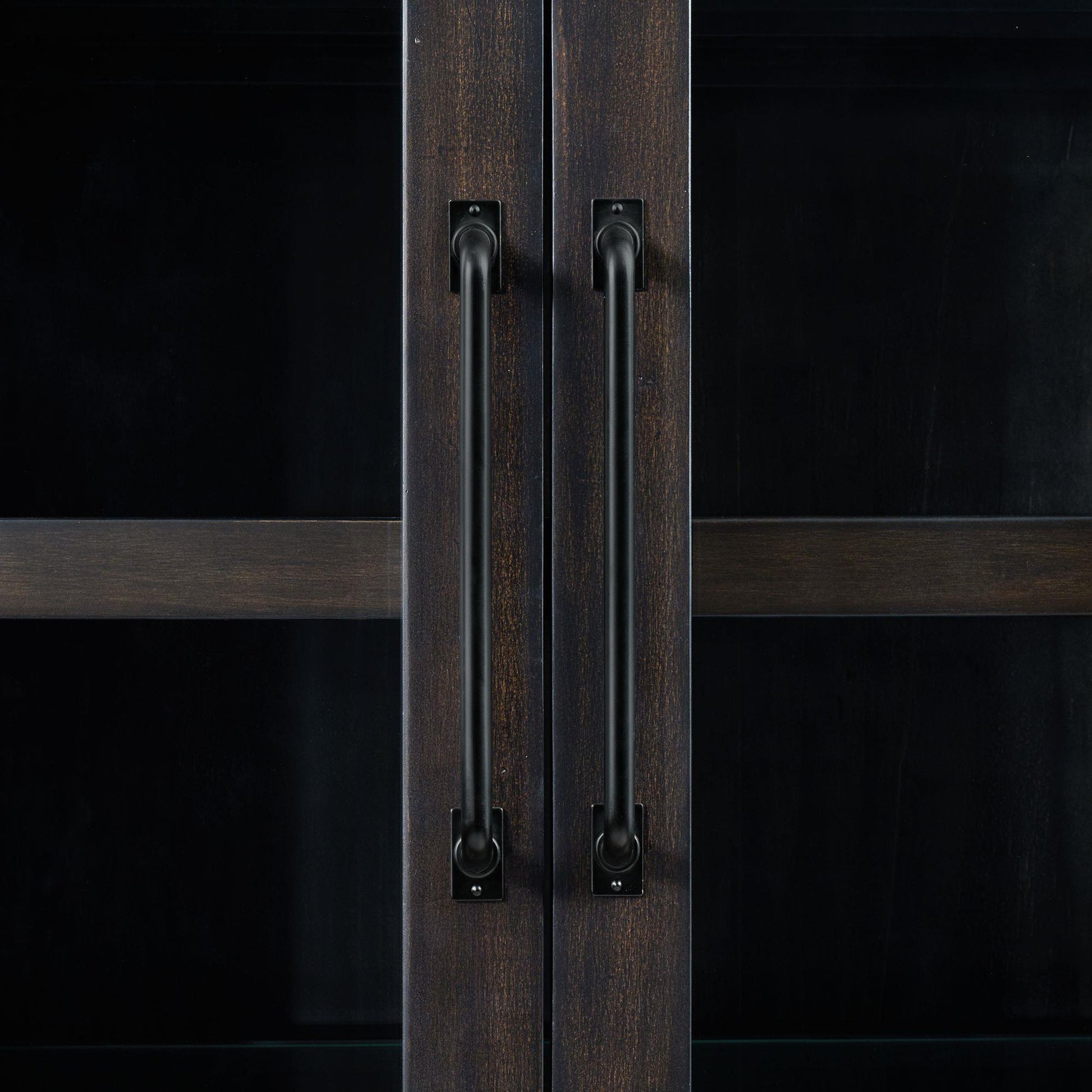 Elements International Montrose D - 16670 - 8 - SVHT Server And Hutch - American Furniture of Slidell
