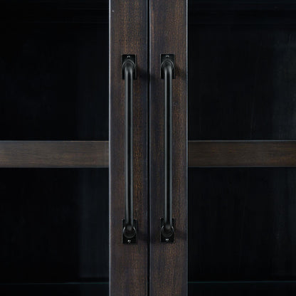 Elements International Montrose D - 16670 - 8 - SVHT Server And Hutch - American Furniture of Slidell