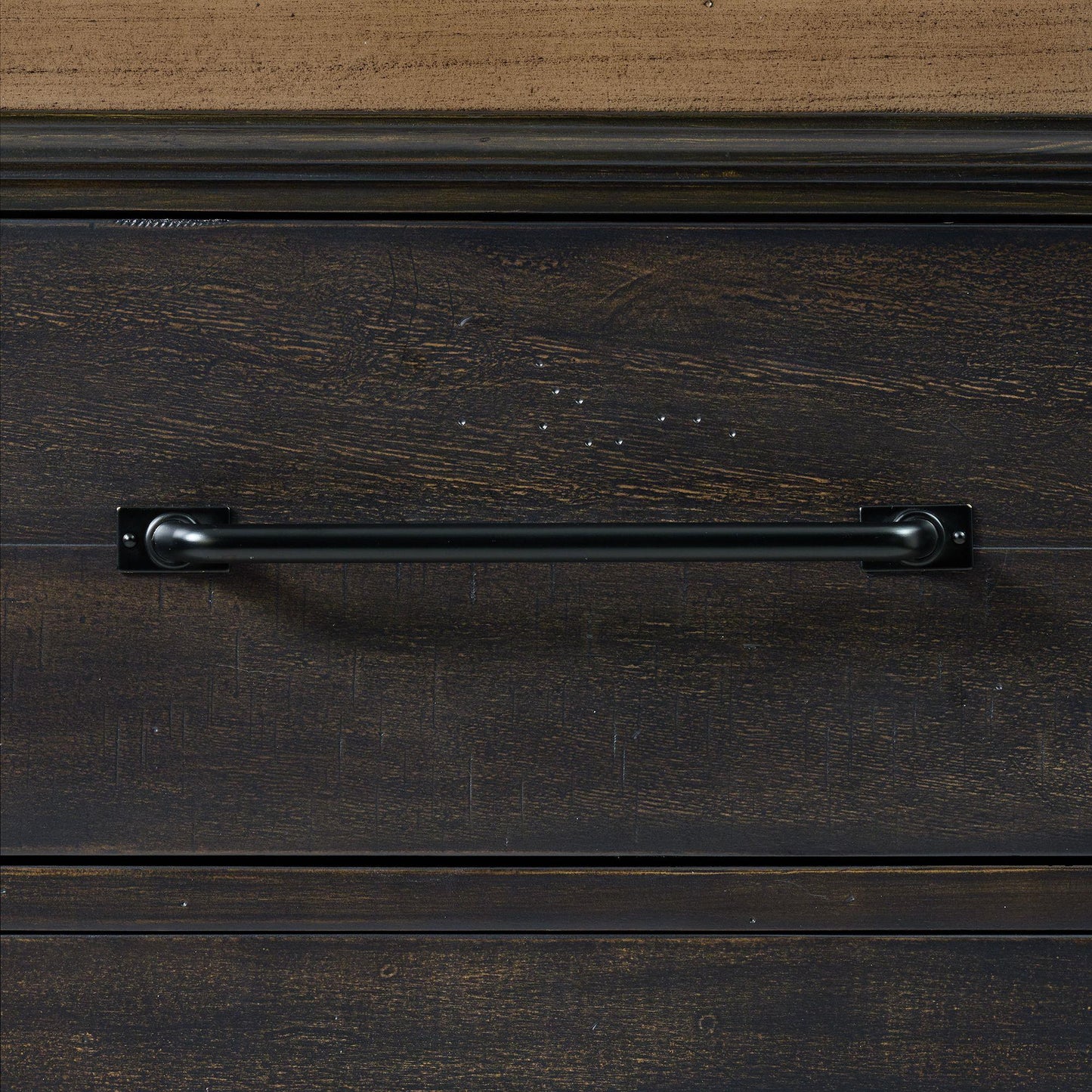 Elements International Montrose D - 16670 - 8 - SVHT Server And Hutch - American Furniture of Slidell