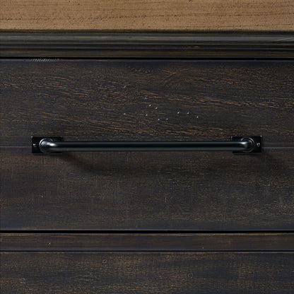 Elements International Montrose D - 16670 - 8 - SVHT Server And Hutch - American Furniture of Slidell