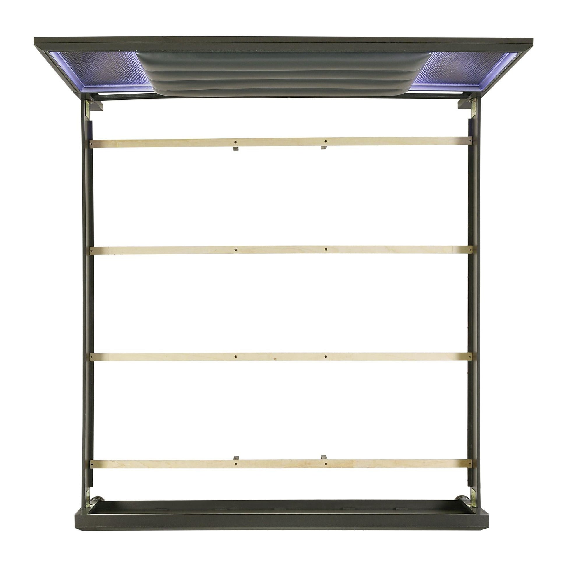 Elements International Moonstone MN600KB King Panel Bed - American Furniture of Slidell