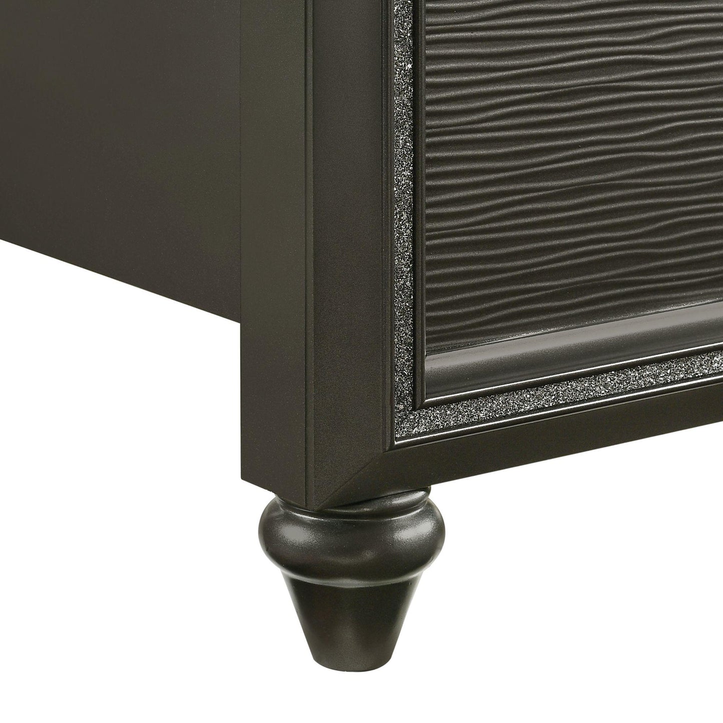 Elements International Moonstone MN600KB King Panel Bed - American Furniture of Slidell