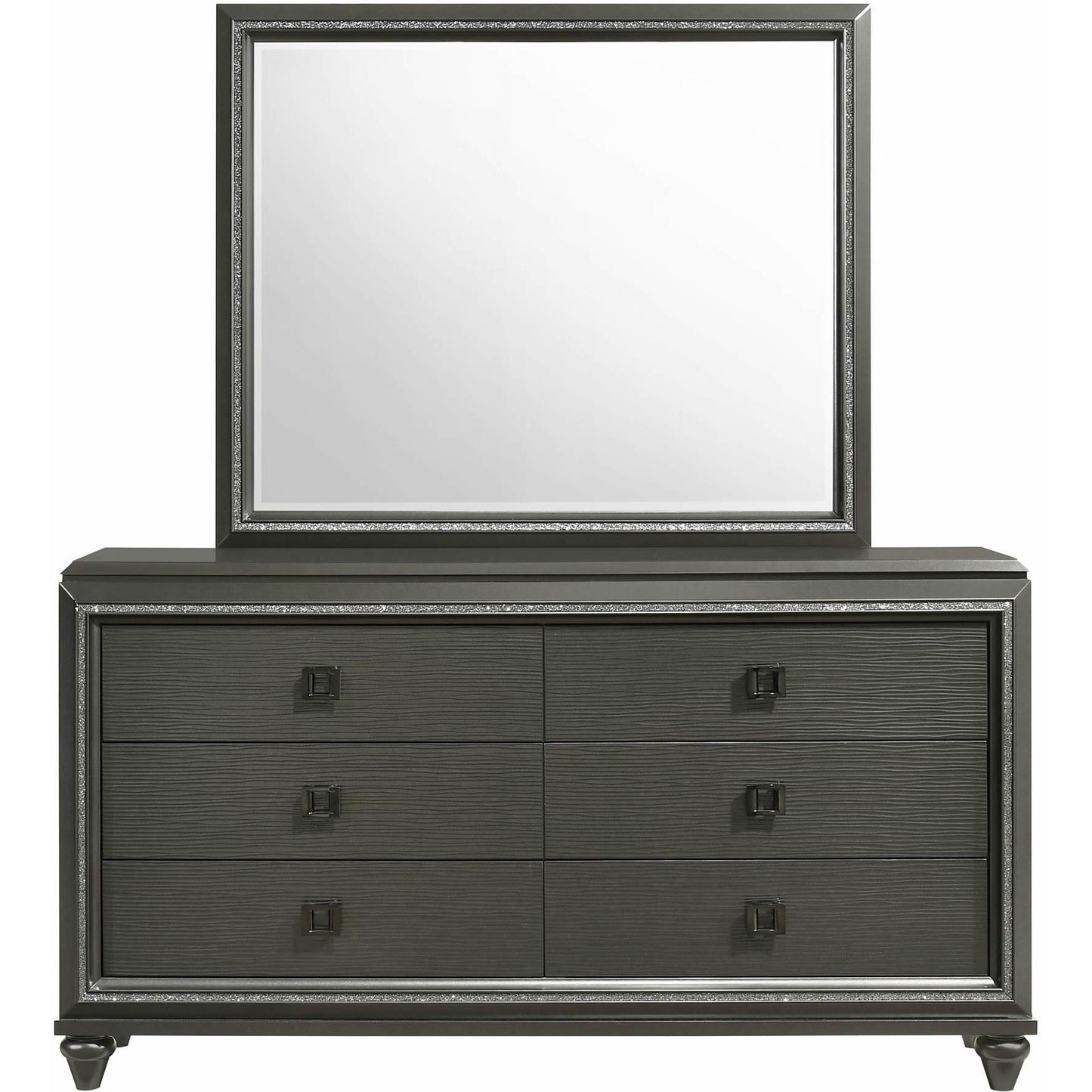 Elements International Moonstone MN600MR Dresser Mirror - American Furniture of Slidell