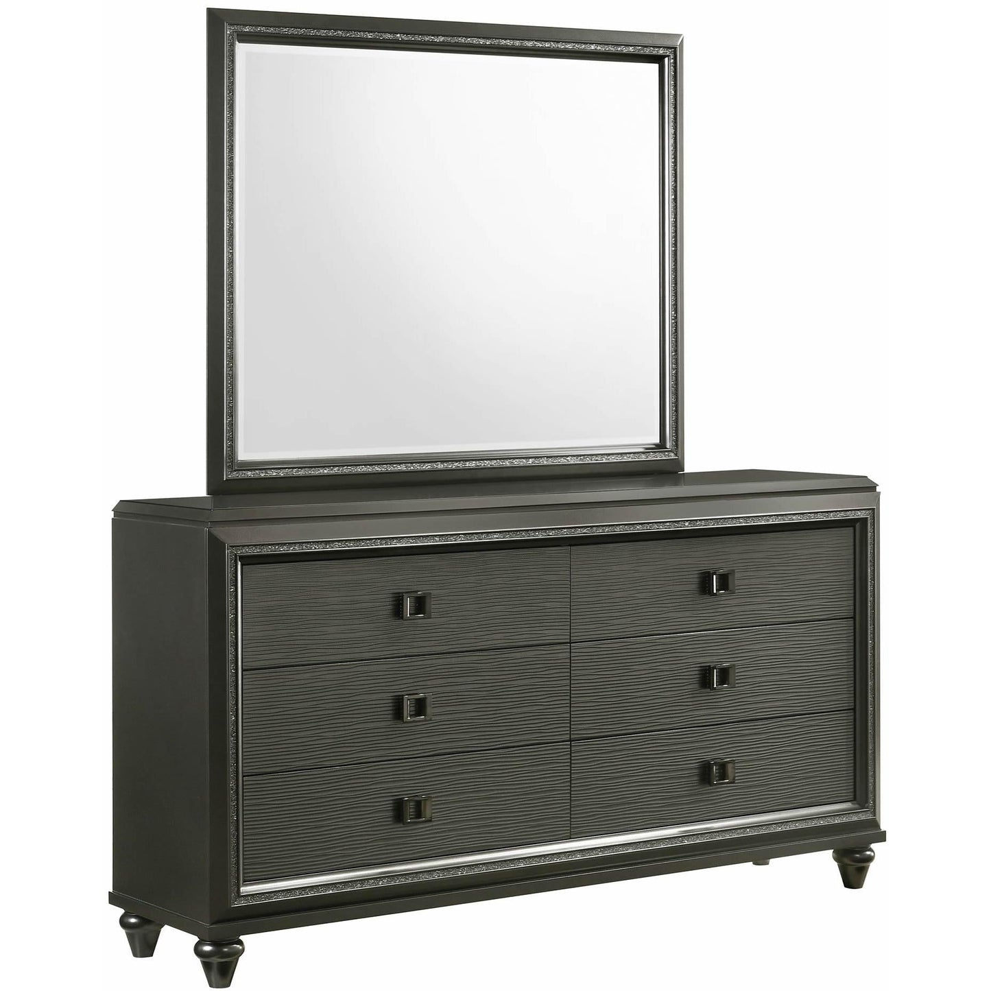 Elements International Moonstone MN600MR Dresser Mirror - American Furniture of Slidell