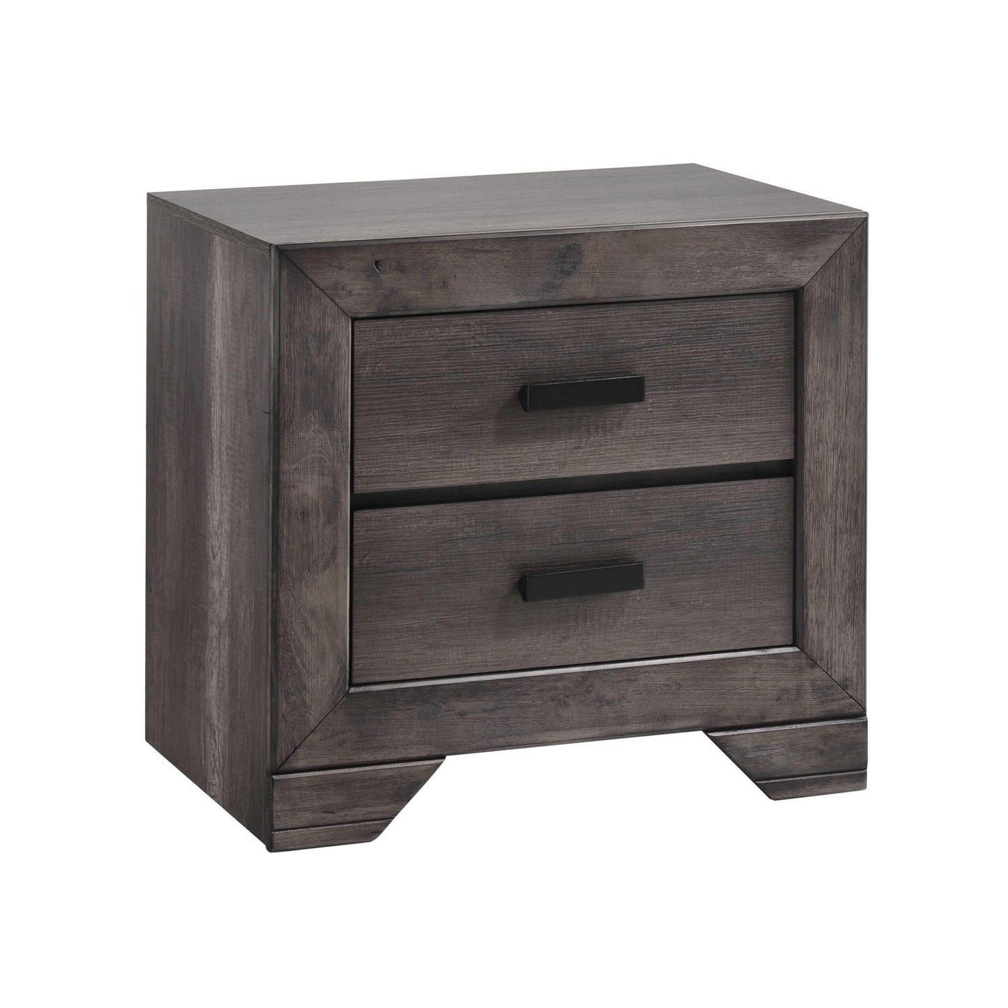 Elements International Nathan 2 - Drawer Nightstand NH100NS - American Furniture of Slidell