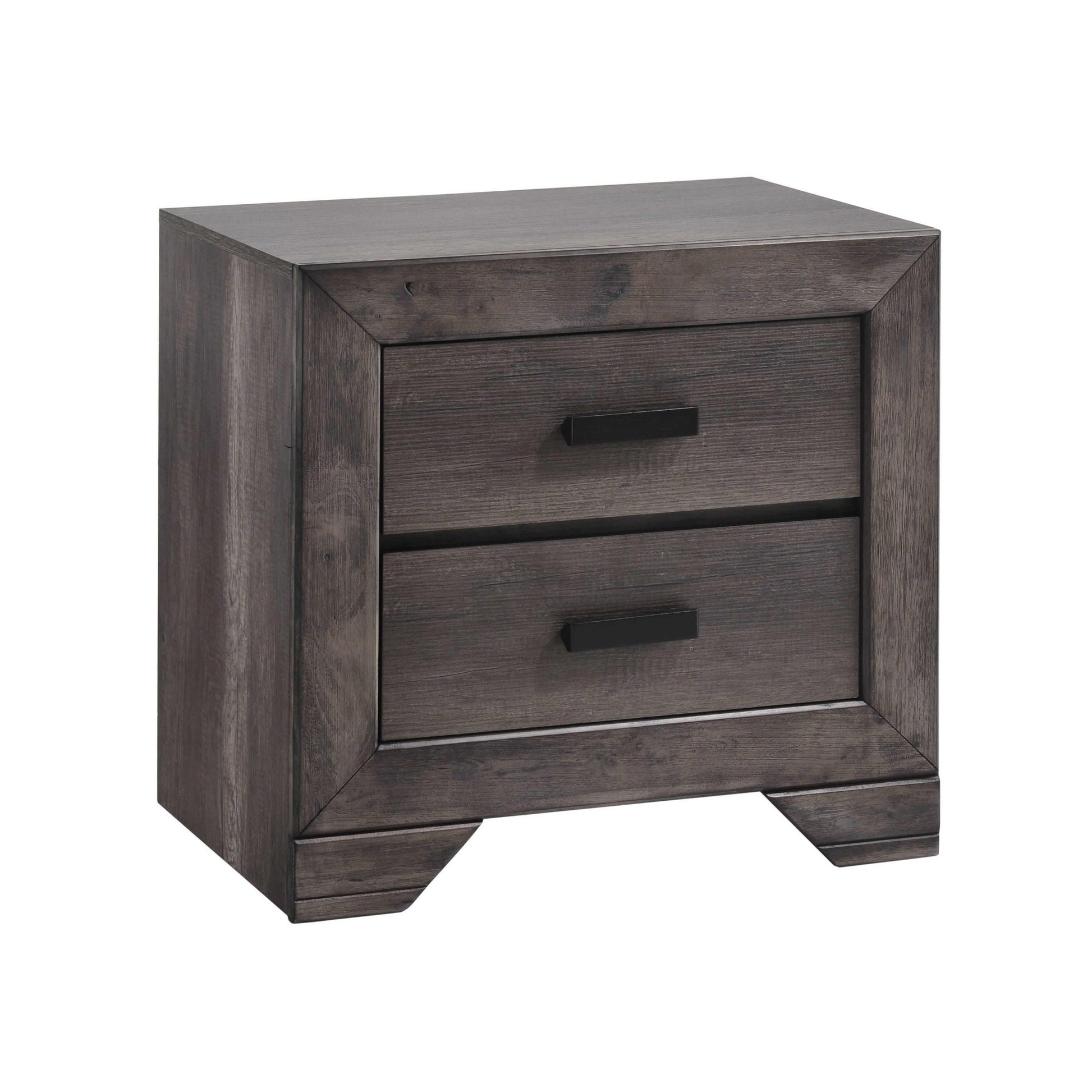 Elements International Nathan 2 - Drawer Nightstand NH100NS - American Furniture of Slidell