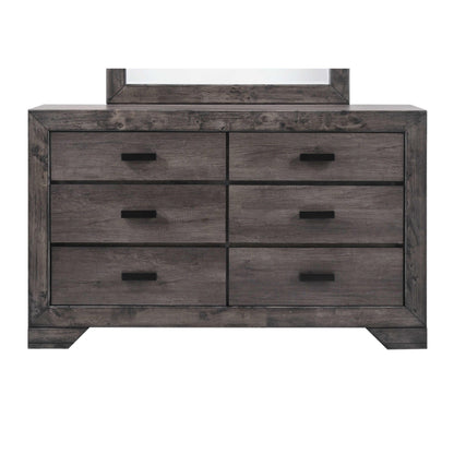 Elements International Nathan 6 - Drawer Dresser NH100DR - American Furniture of Slidell