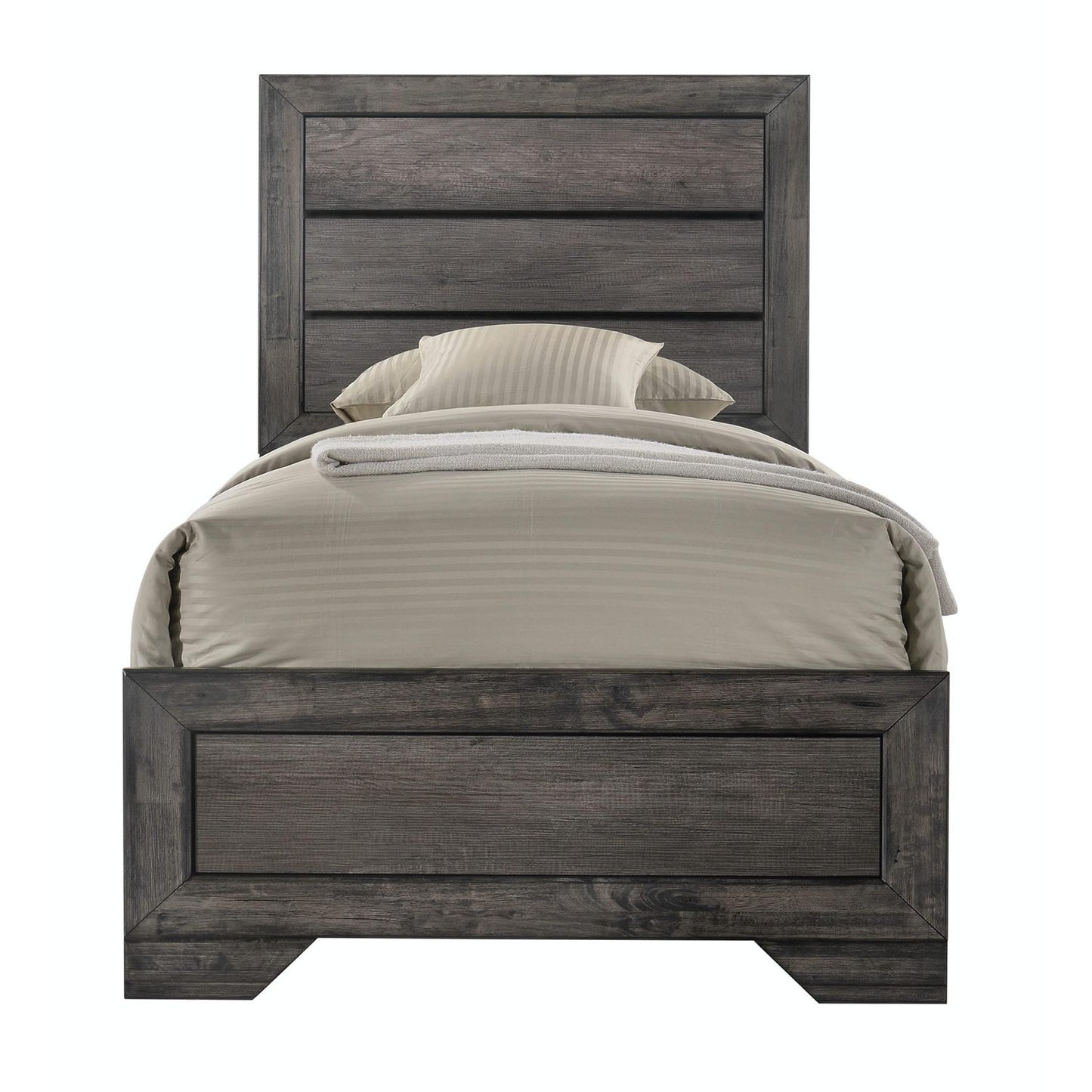 Elements International Nathan NH100TB Youth Twin Panel Bed - American Furniture of Slidell