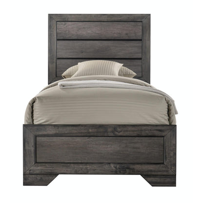 Elements International Nathan NH100TB Youth Twin Panel Bed - American Furniture of Slidell