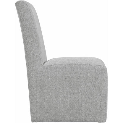 Elements International Nero Upholstered Side Chair Set - American Furniture of Slidell