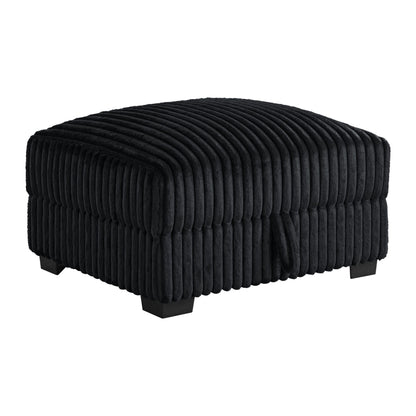 Elements International Nightfall U - 16570 - 10473 - 000 Storage Ottoman - American Furniture of Slidell