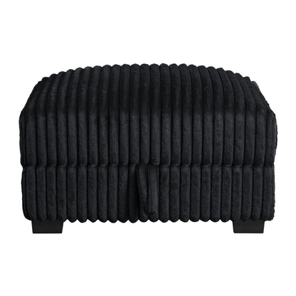 Elements International Nightfall U - 16570 - 10473 - 000 Storage Ottoman - American Furniture of Slidell